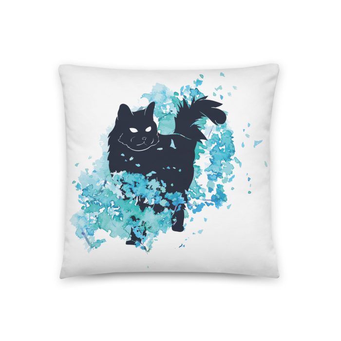 Black Cat Design Pillow - Image 5