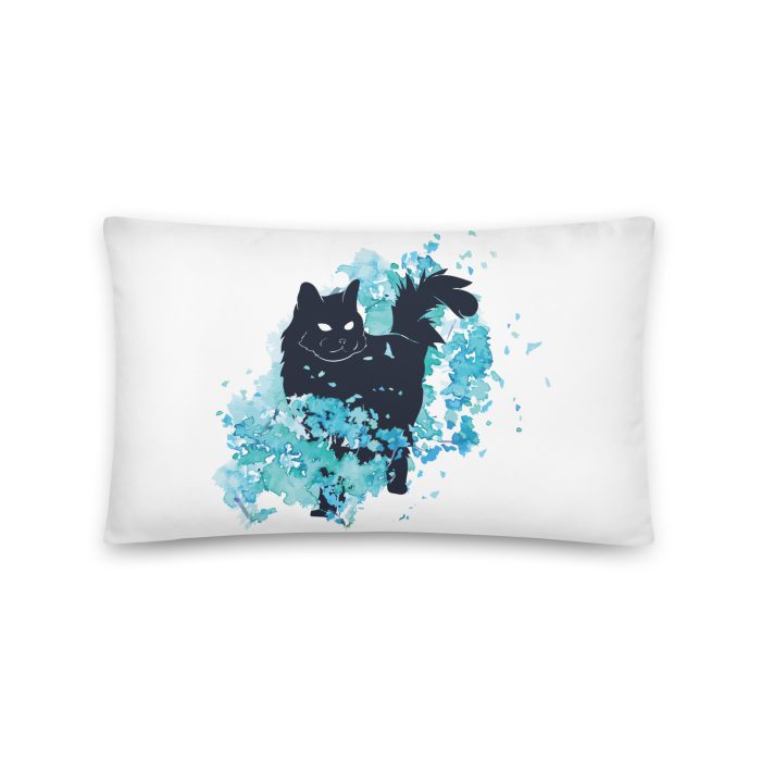 Black Cat Design Pillow - Image 7
