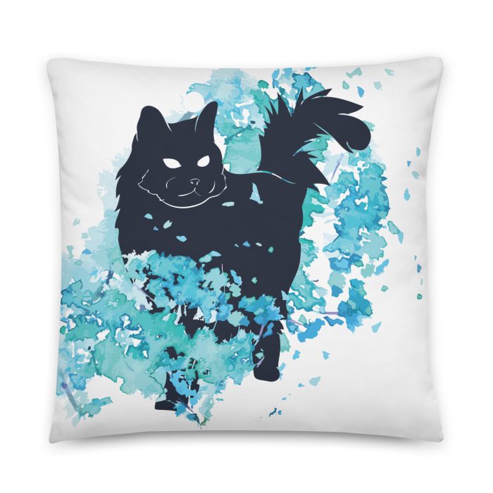 Black Cat Design Pillow - Image 4