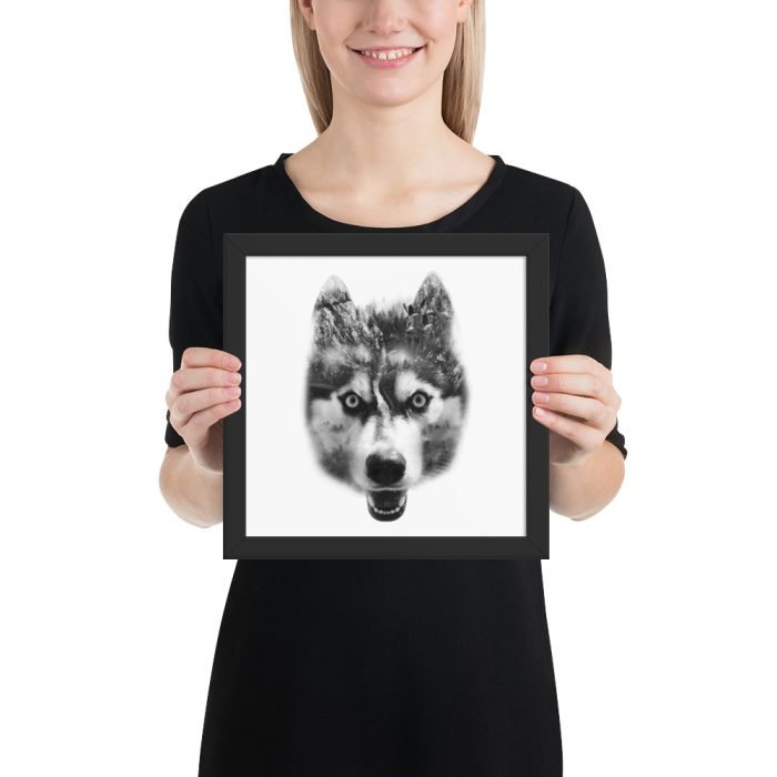 Husky Design Framed poster - Image 2
