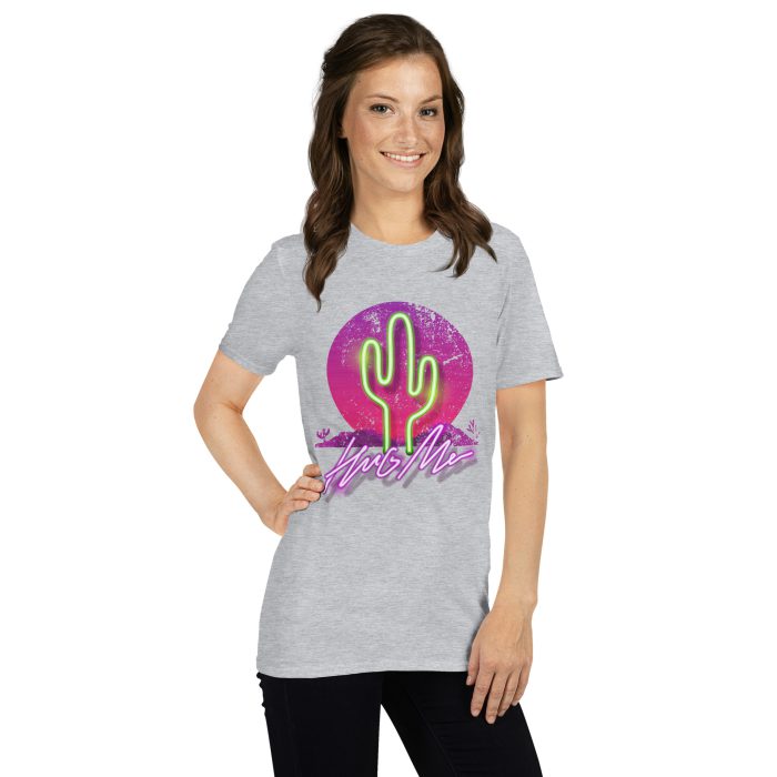 Hug Me Design on Short-Sleeve Unisex T-Shirt - Image 3