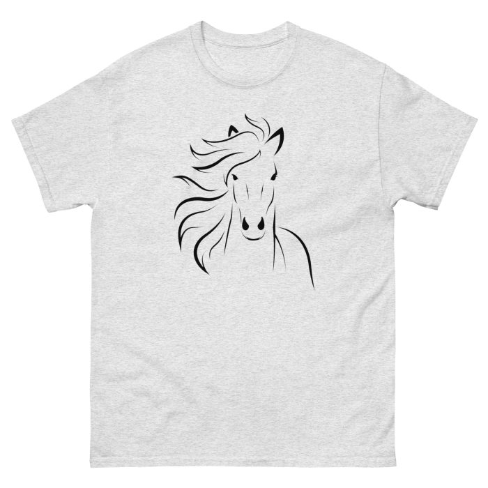 Horse Silhouette Design Unisex classic tee - Image 2