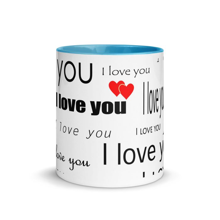 I Love You Mug with Color Inside - Image 26