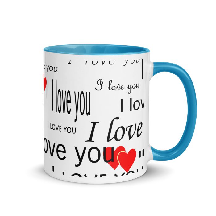 I Love You Mug with Color Inside - Image 25