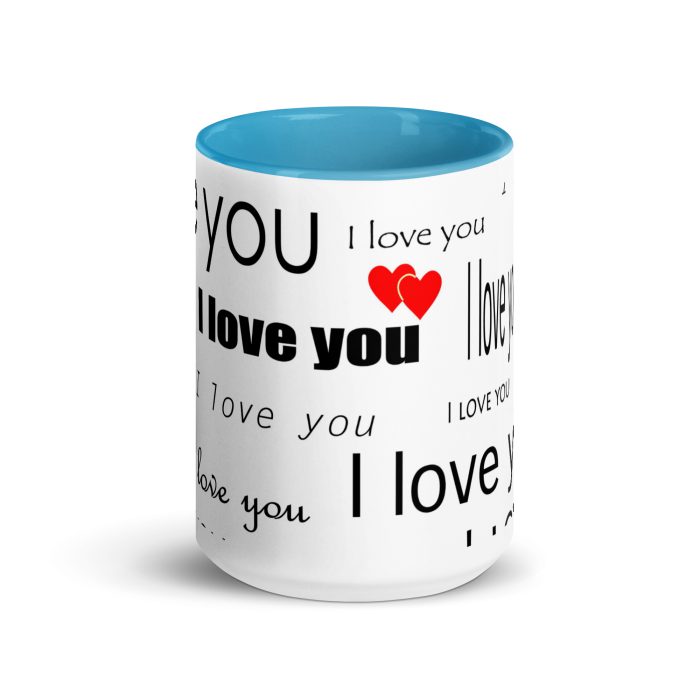 I Love You Mug with Color Inside - Image 29