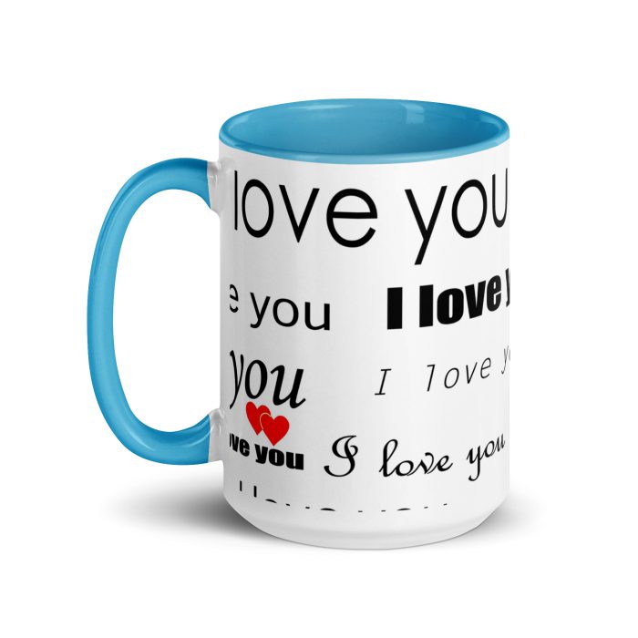 I Love You Mug with Color Inside - Image 30