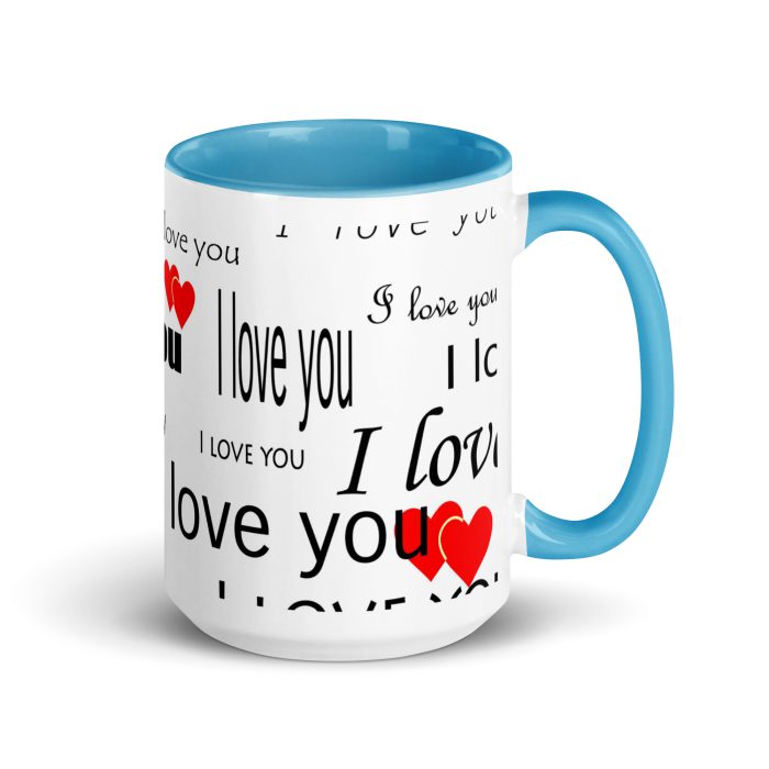 I Love You Mug with Color Inside - Image 28