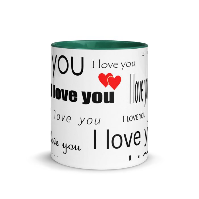 I Love You Mug with Color Inside - Image 17
