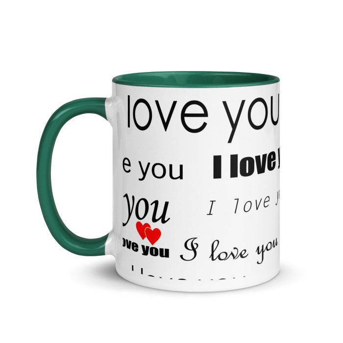 I Love You Mug with Color Inside - Image 18
