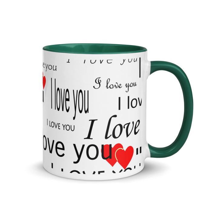 I Love You Mug with Color Inside - Image 16