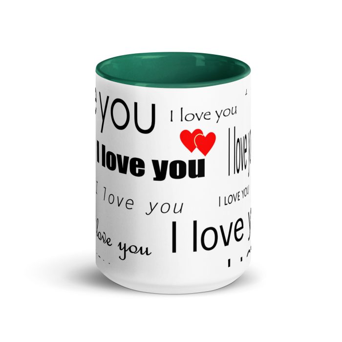 I Love You Mug with Color Inside - Image 20