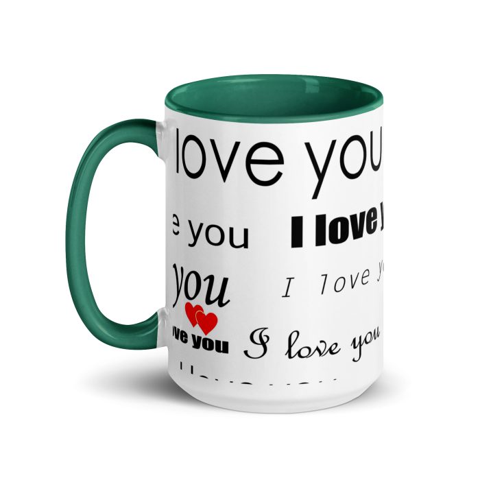 I Love You Mug with Color Inside - Image 21