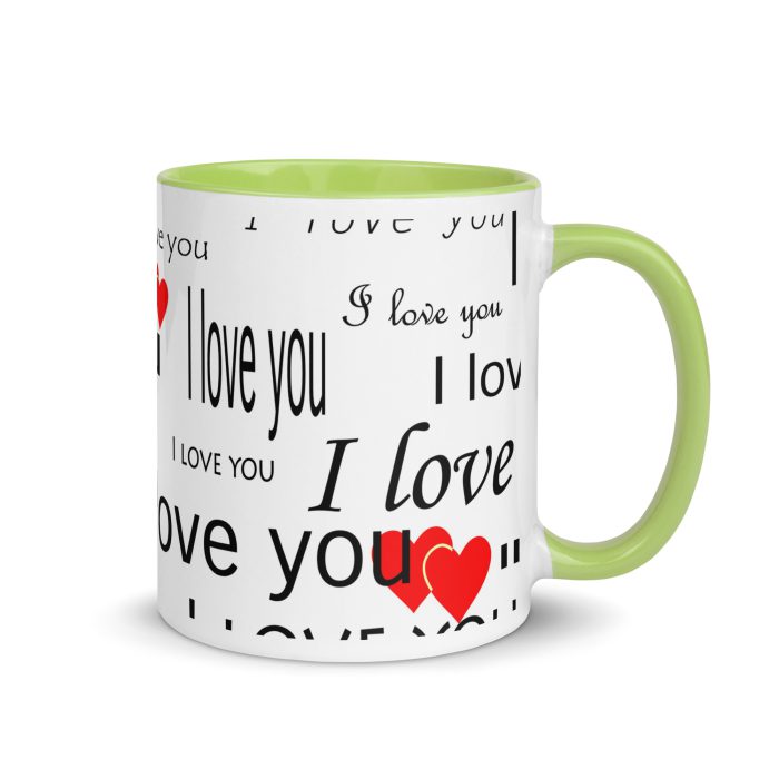 I Love You Mug with Color Inside - Image 37