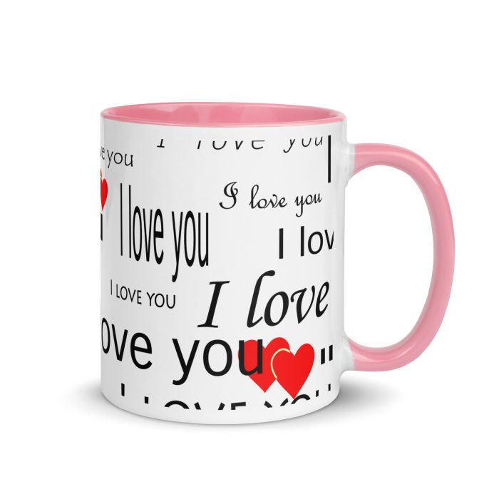 I Love You Mug with Color Inside - Image 31