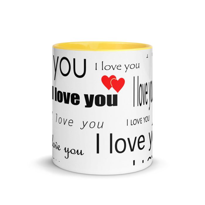 I Love You Mug with Color Inside - Image 41