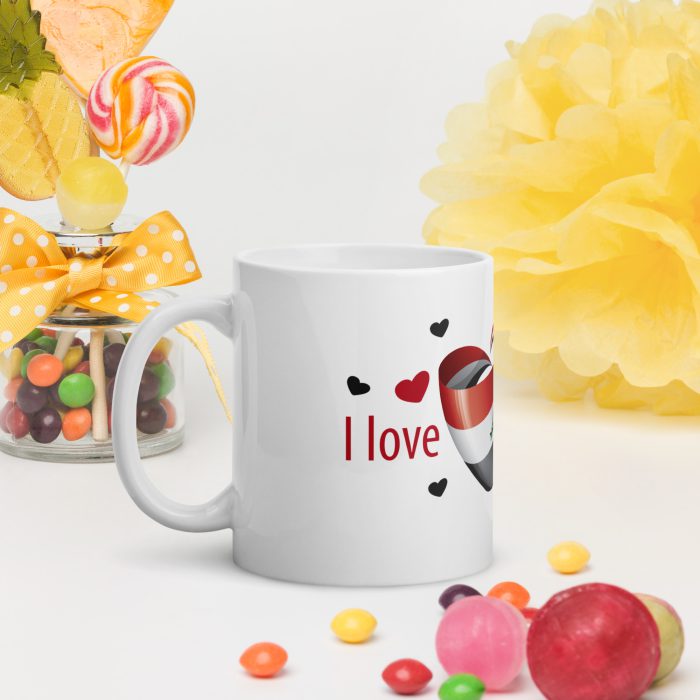 White glossy mug - Image 2