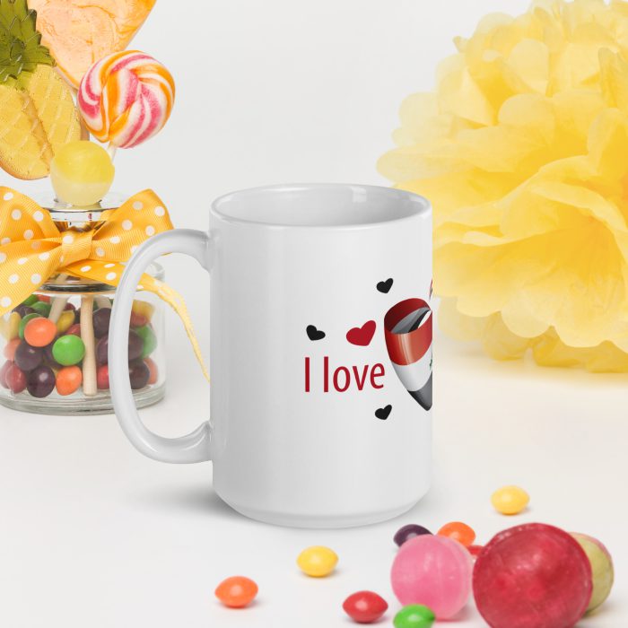White glossy mug - Image 5