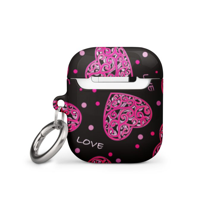 Fuchsia Heart Design Case for AirPods® - Image 8