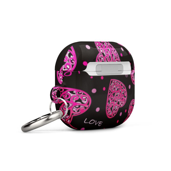Fuchsia Heart Design Case for AirPods® - Image 13