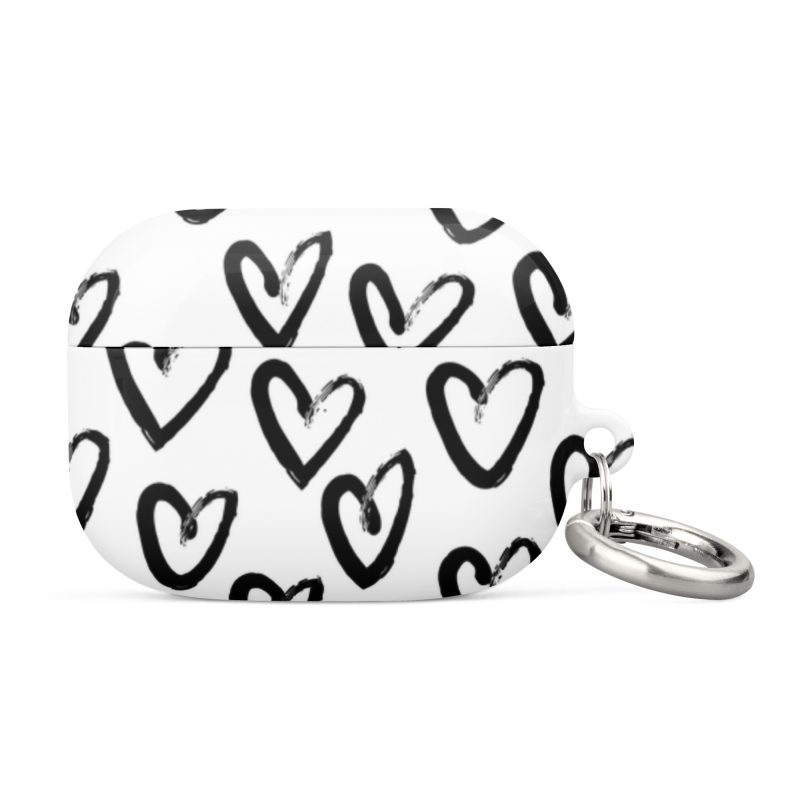Black & White Heart Case for AirPods®