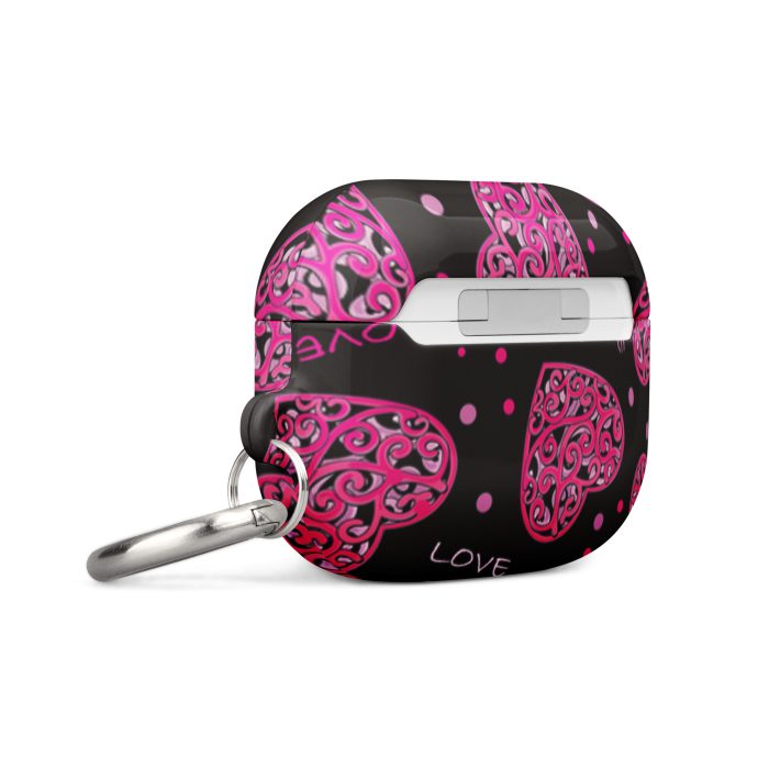 Fuchsia Heart Design Case for AirPods® - Image 17