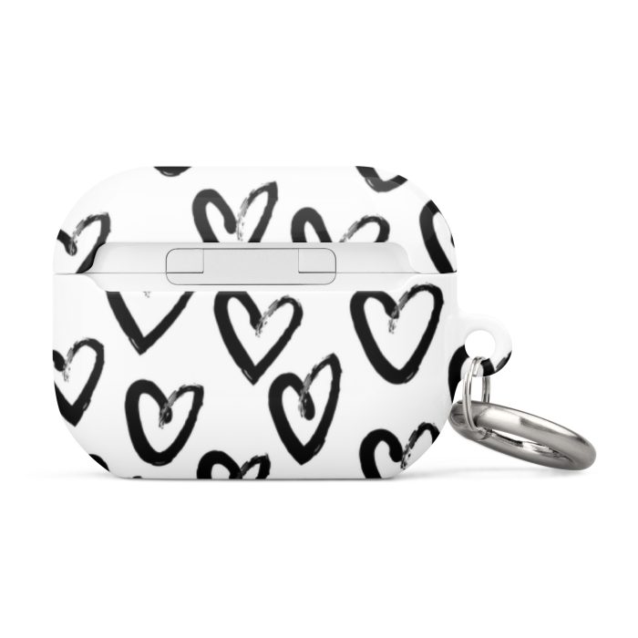 Black & White Heart Case for AirPods® - Image 20