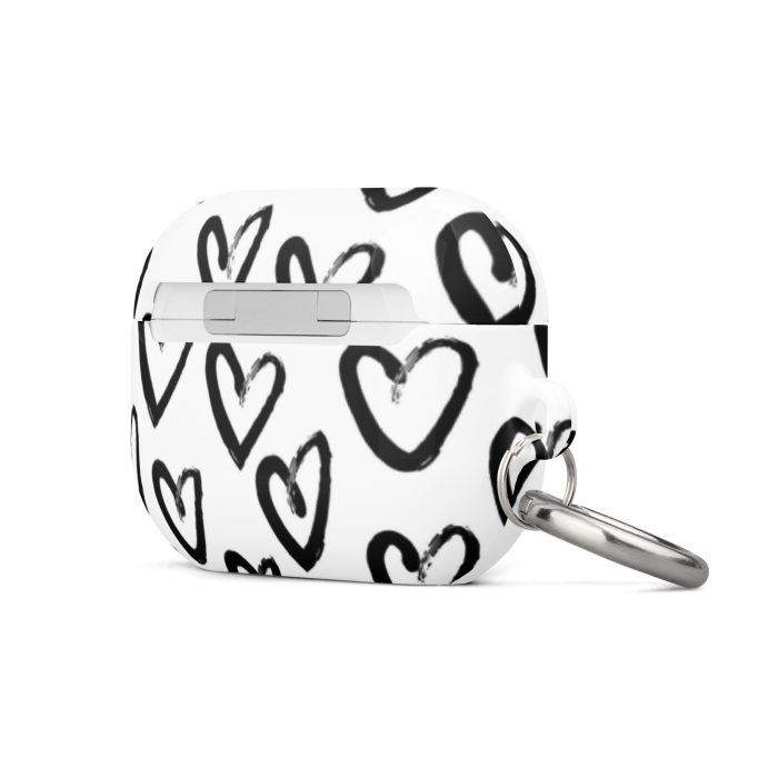 Black & White Heart Case for AirPods® - Image 21