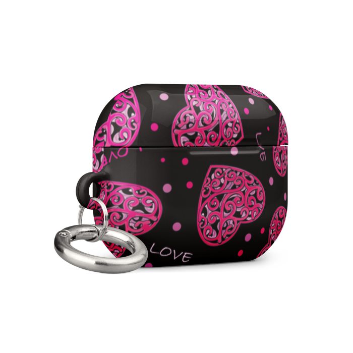 Fuchsia Heart Design Case for AirPods® - Image 19
