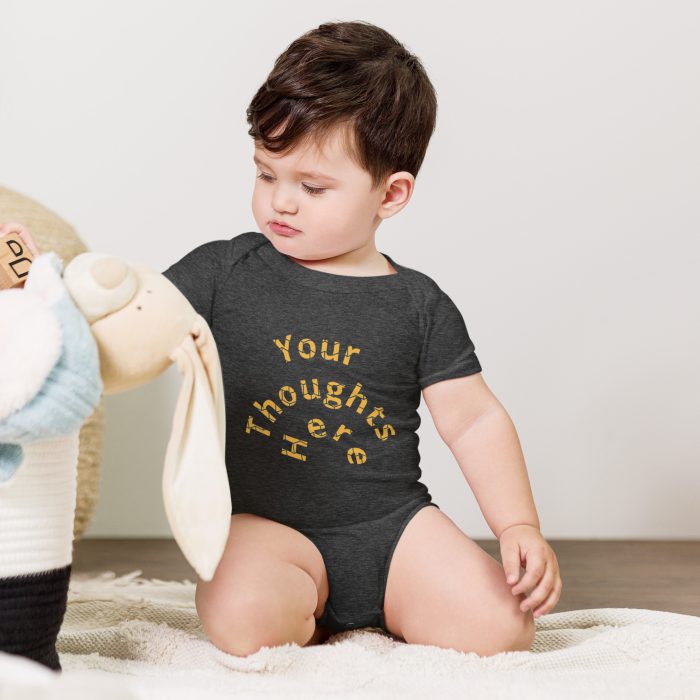 Baby short sleeve one piece for Cusomization - Image 2