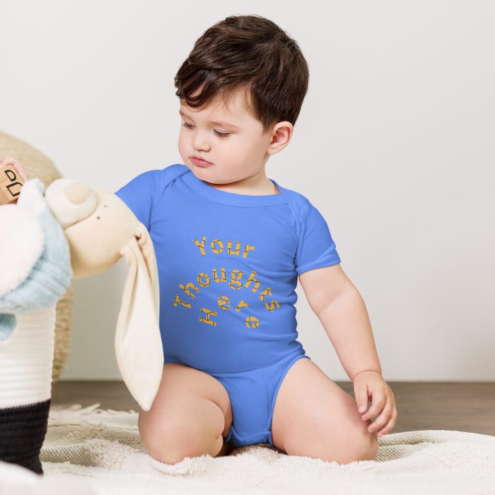 Baby short sleeve one piece for Cusomization - Image 3
