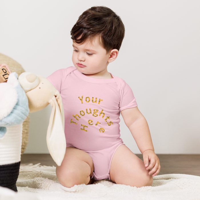 Baby short sleeve one piece for Cusomization - Image 5