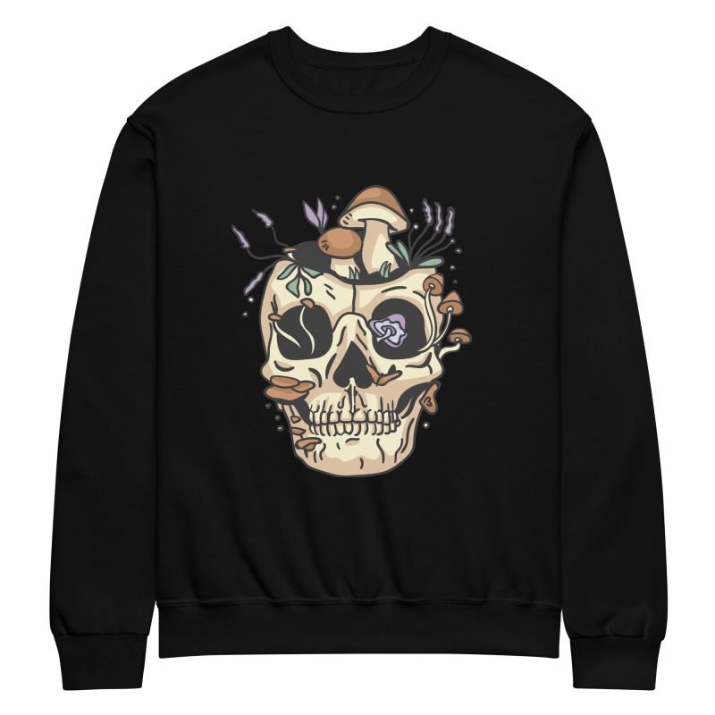 Skull Design Crew neck sweatshirt