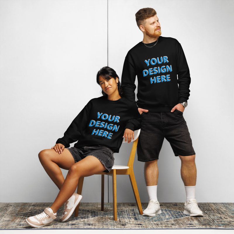 Crew neck sweatshirt for Customization