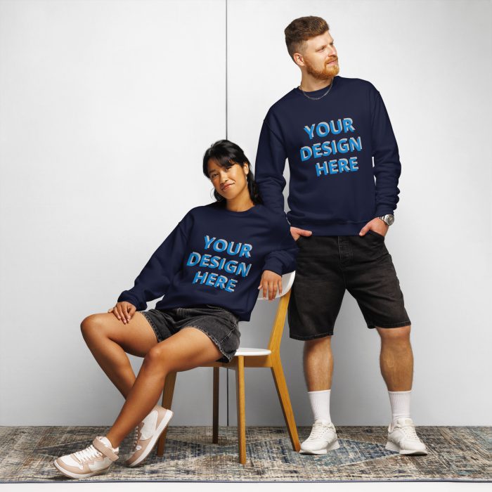 Crew neck sweatshirt for Customization - Image 2