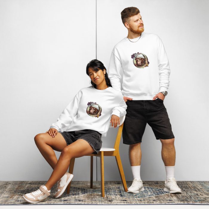 Space Chimp Crew neck sweatshirt - Image 8