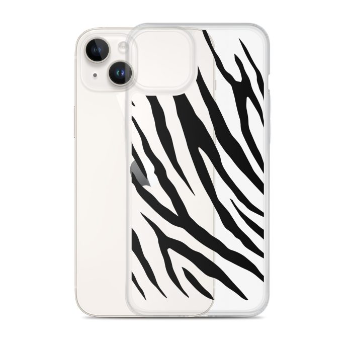 Zebra Design on Clear Case for iPhone® - Image 12
