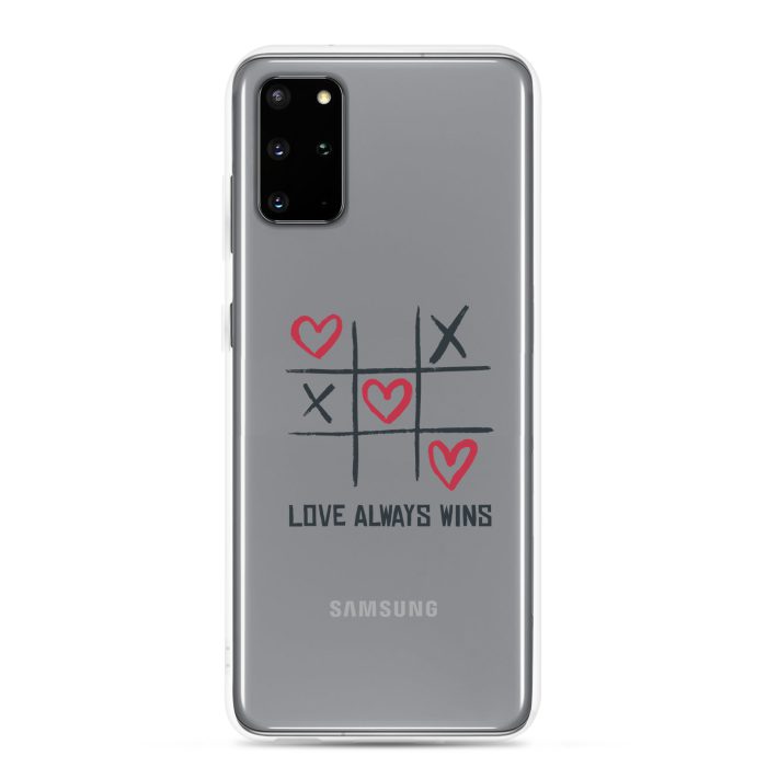 Love Wins Design on Clear Case for Samsung® - Image 2