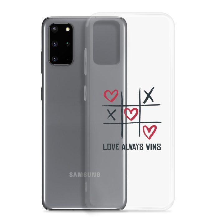 Love Wins Design on Clear Case for Samsung® - Image 3