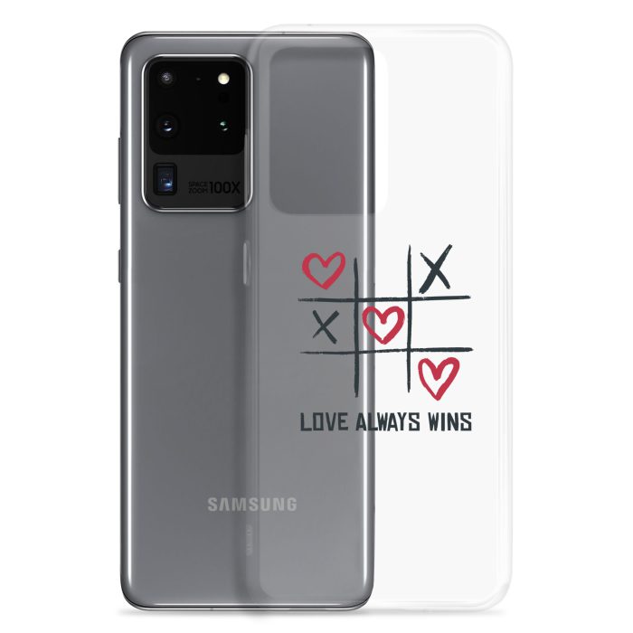 Love Wins Design on Clear Case for Samsung® - Image 4