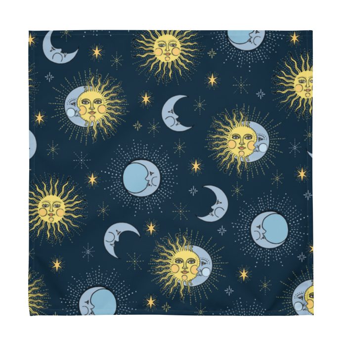 Half Sun & Moon Cloth napkin set - Image 5
