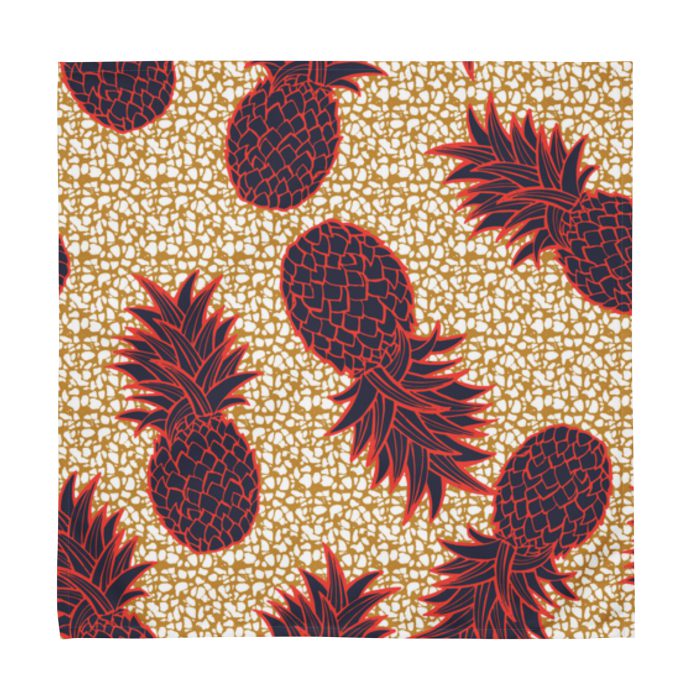 Pineapple Design Cloth napkin set - Image 4