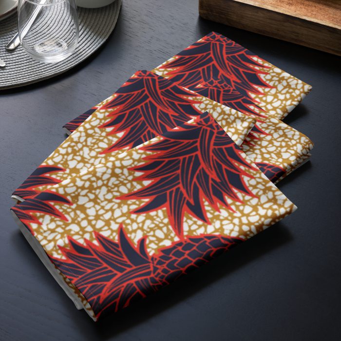 Pineapple Design Cloth napkin set - Image 8