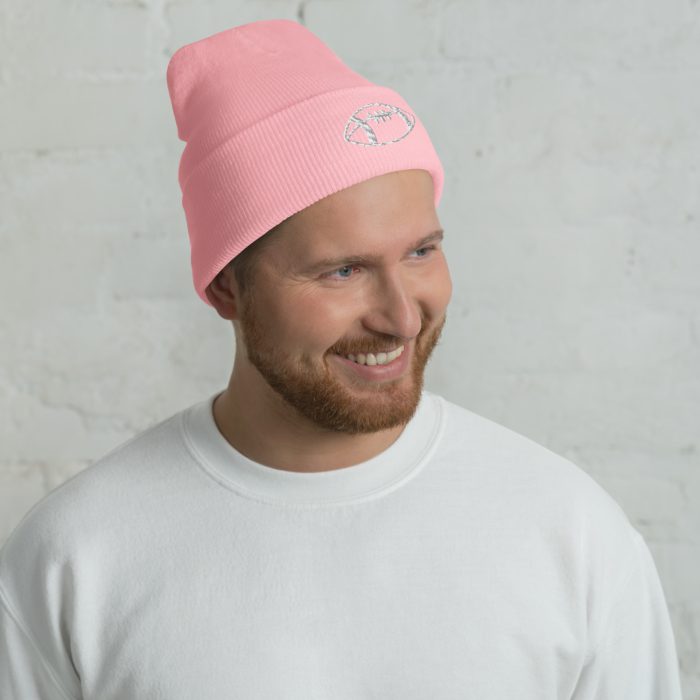Football Embroidery on Cuffed Beanie - Image 11