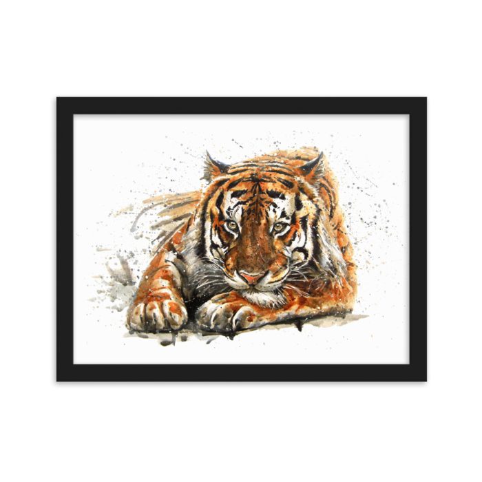 Asian Tiger Framed matte paper poster - Image 3