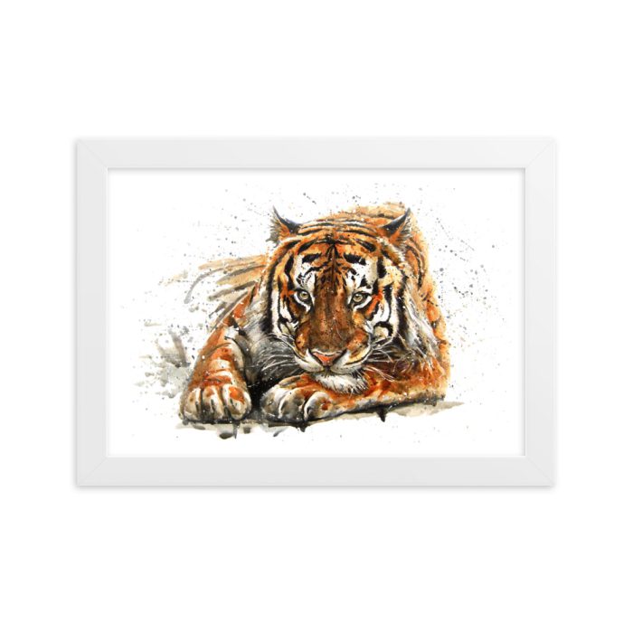 Asian Tiger Framed matte paper poster - Image 6