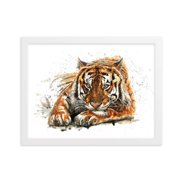 Asian Tiger Framed matte paper poster - Image 7