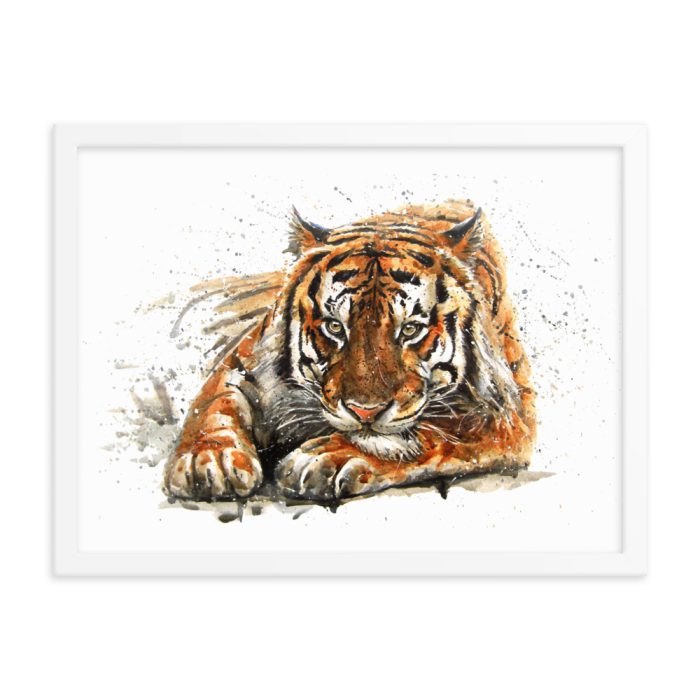 Asian Tiger Framed matte paper poster - Image 8