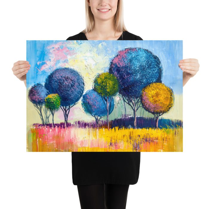 Colorful Forest Poster - Image 3