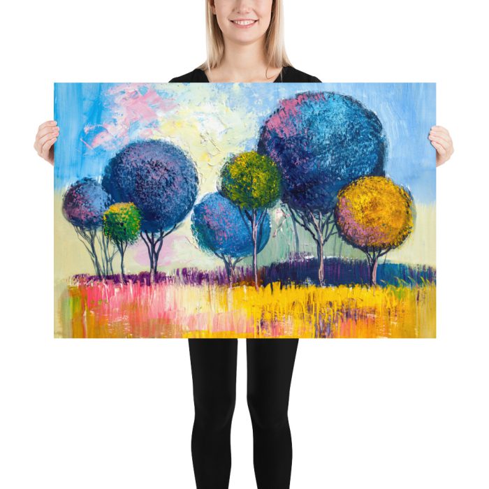Colorful Forest Poster