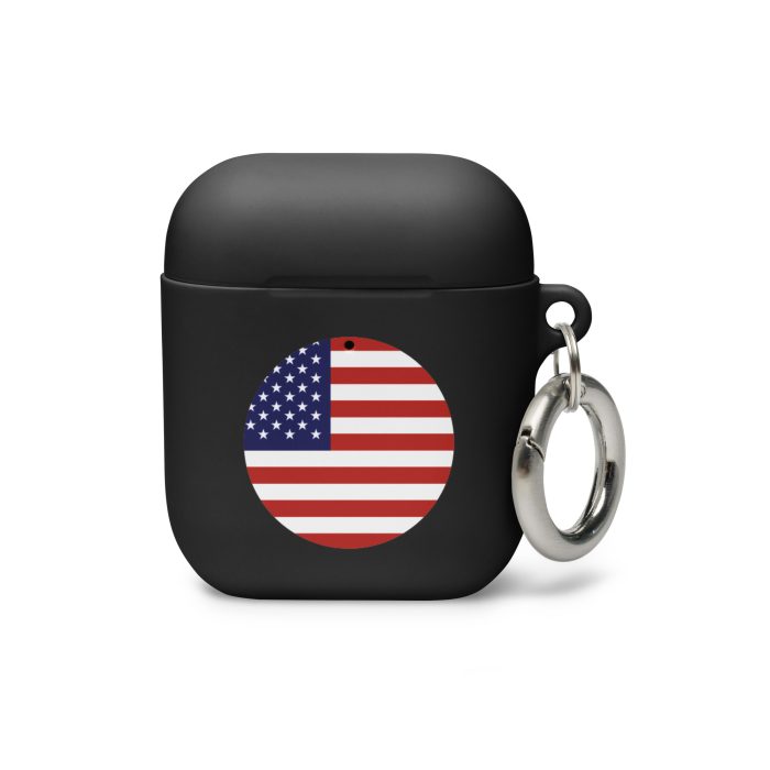 American Flag Rubber Case for AirPods® - Image 2